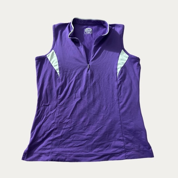 Slazenger Purple Athletic Tank Top - Picture 2 of 4